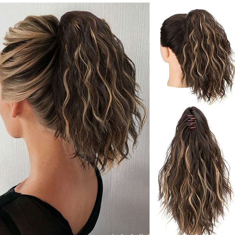 Cute Curly Ponytail Extension, with A Clip Design Wig That Is Easy To Wear and Suitable for Everyday Use