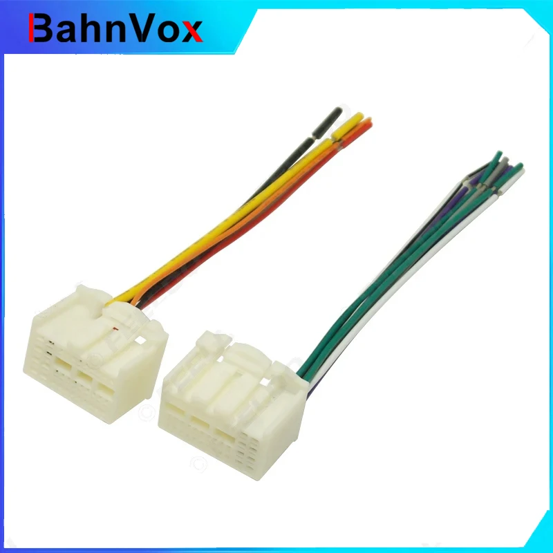 For KIA K2/K3/K4/Elantra/Mistra/Tucson 2016-2017 35Pin Car Stereo Wire Harness Adapter Connector Plug Into Radio