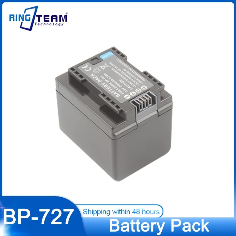 

2685mAh BP-727 BP727 Battery for Canon BP 727, BP-718, BP-709, BP-745, VIXIA HF M50, HF M52, HF M500, HF R30, HF R32 Battery