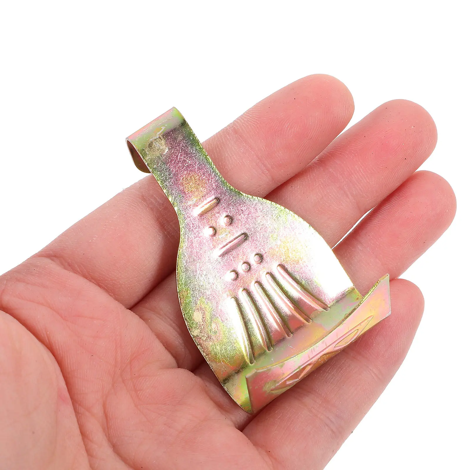 20Pcs Picture Frame Moulding Hooks Metal Corner Clamps 90 Degree Right Angle Connectors for Oil Painting Frames Picture Hanging