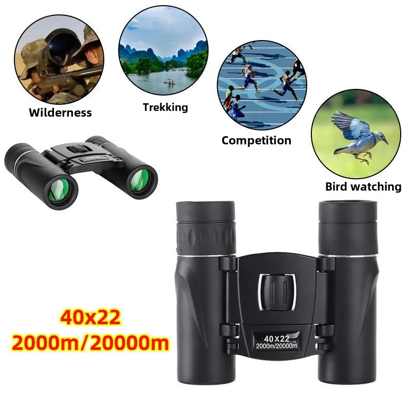 Mini 40x22 Binoculars High Definition Mobile Phone, Night Vision Outdoor Low Light Night Vision Concert Telescope