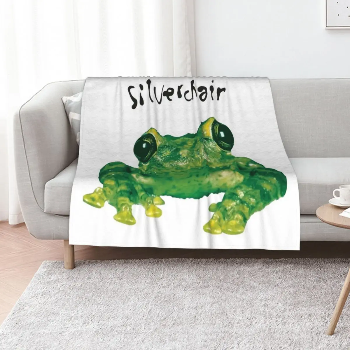 Silverchair - Frogstomp _95 Frog Throw Blanket Decorative Beds Bed covers Luxury Brand blankets ands Designers Thin Blankets