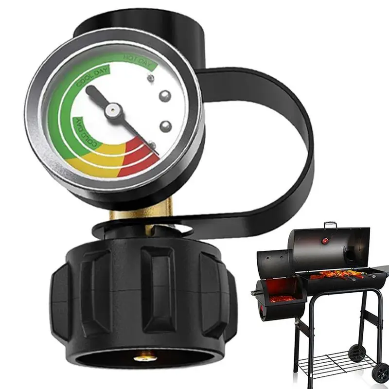 

new Propane Levels Indicator Portable Metal LP Tank Gauge Propane Meter Heavy Duty Pressure Gauge Propane Cylinder Gauges