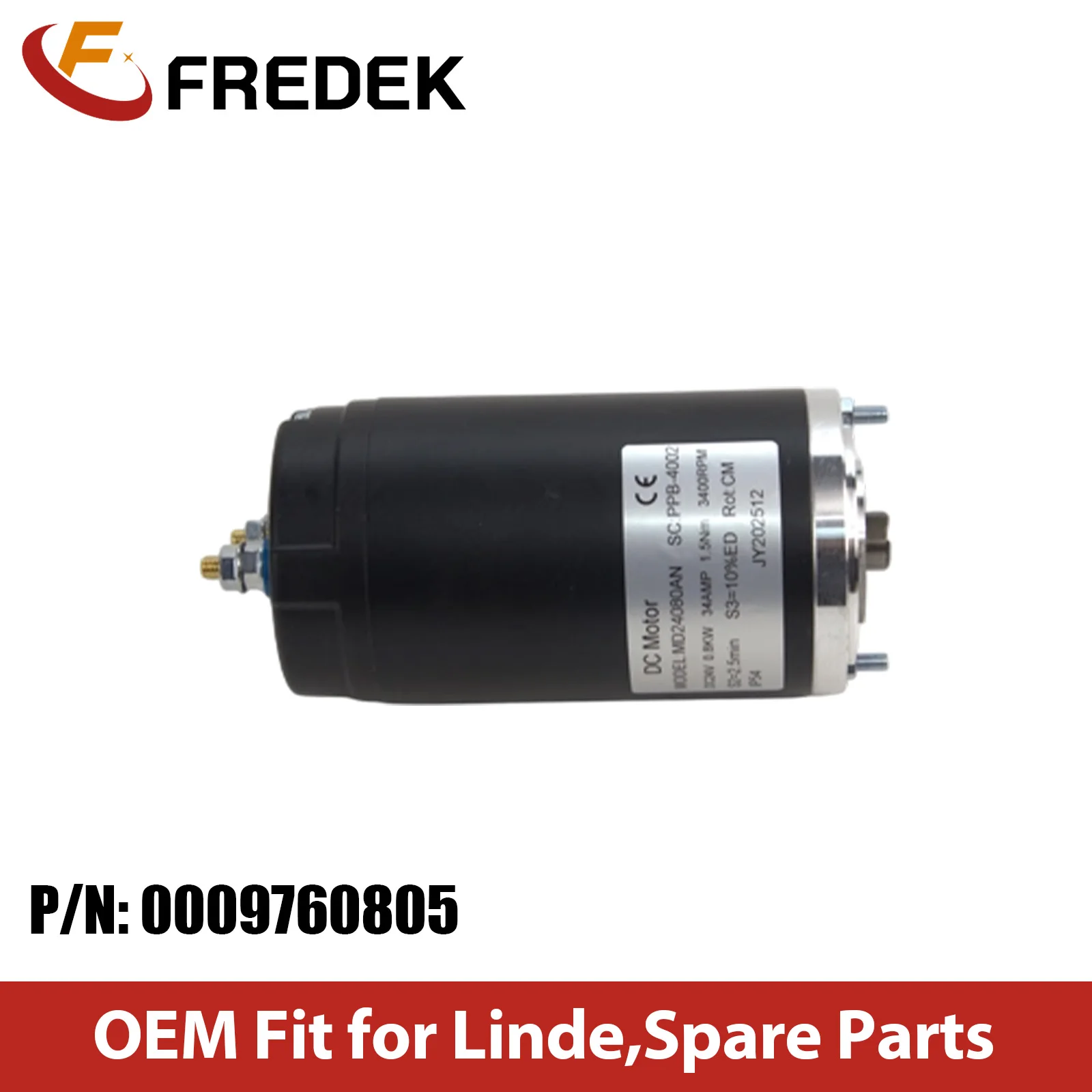 OEM Electric Forfklit Parts Hydraulic Pump Motor 0009760805 DC Drive Motor for Linde 1133 MT15 MT20 in Stock