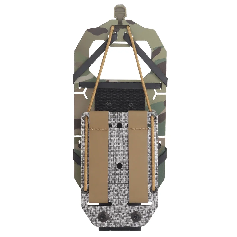 Tactical Rotating Phone Holder Folding Navigation Board Cellphone Hold Gear Hunting Vest Accessories