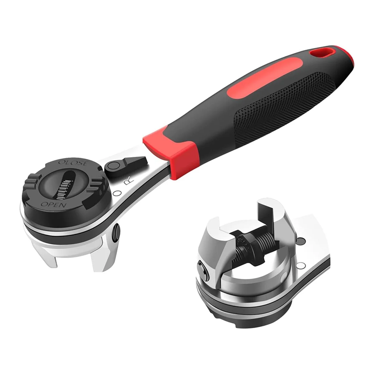 Adjustable Socket Ratcheting Wrench,for 6-22mm ScrewJAS