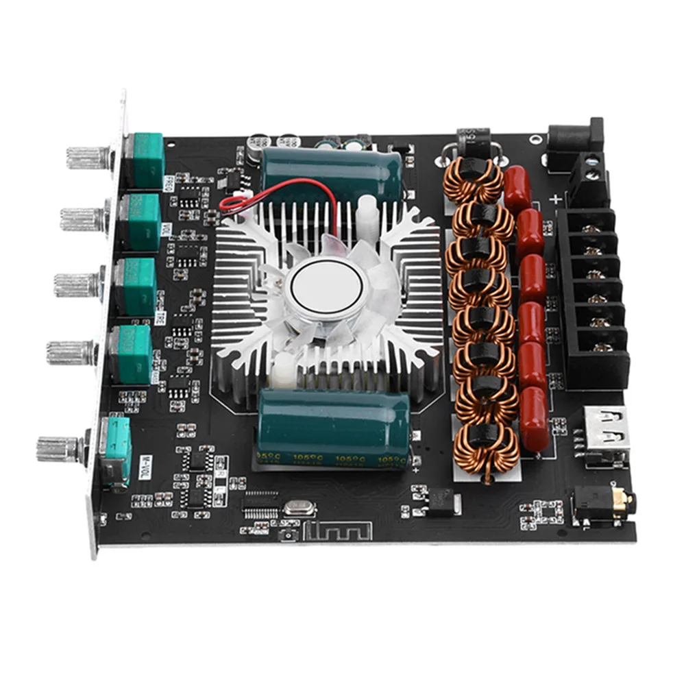 1pc ZK-AS21 2.1-channel TPA3255 Compatible-Bluetooth Digital Enlarge Module Board Module Portable Audio & Video Accessories
