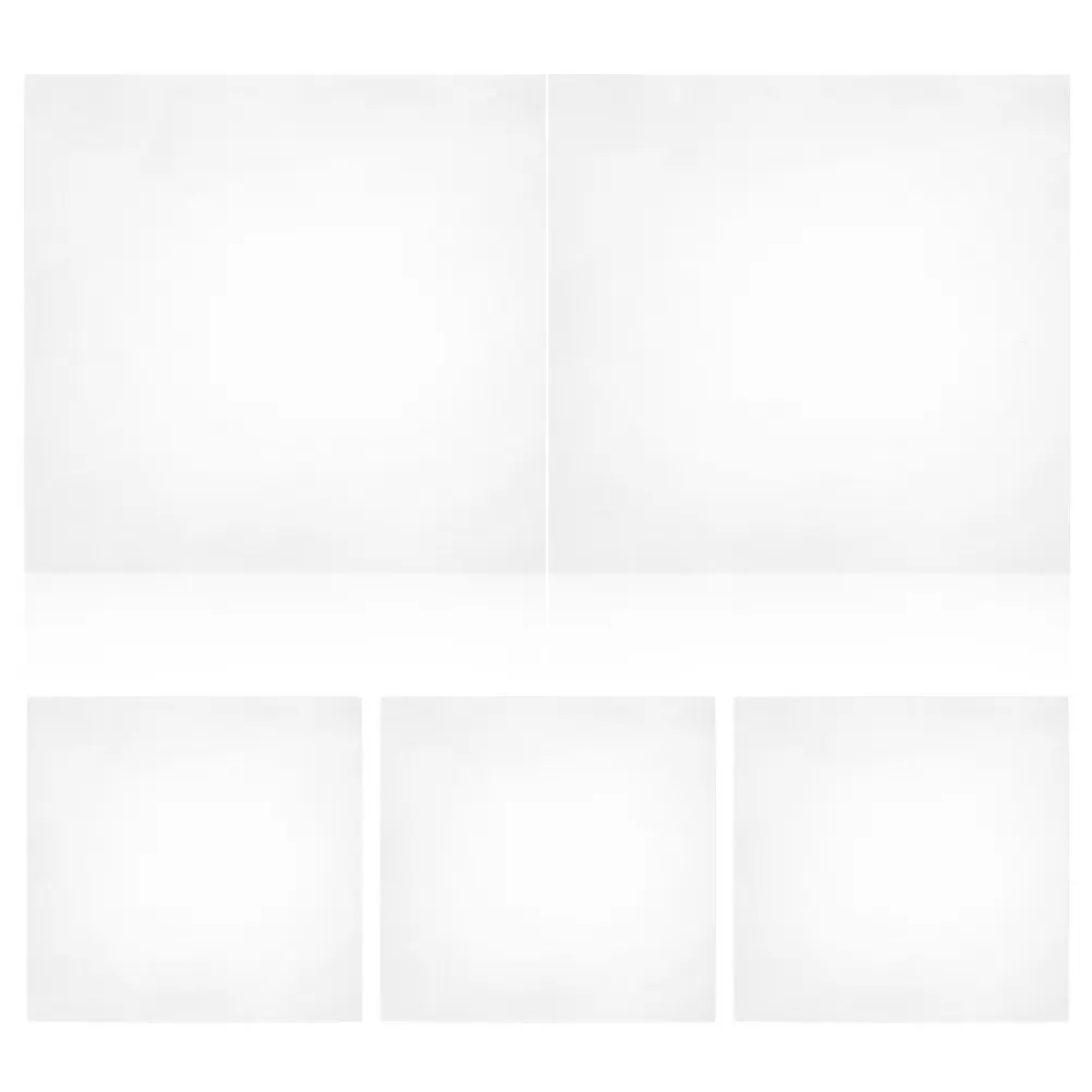 

5Pcs DIY Acrylic Sheet Light Weight Easy Carry Clear Acrylic Board for School Art Class Transparent Sign Decorative Signboard