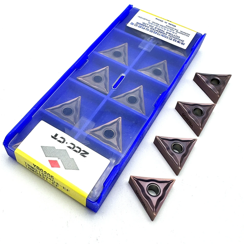 

TNMG220404 TNMG220408-EF YBG205 ZCC.CT Carbide Insert Original Turning Tools High Quality Turning Steel Parts Processing