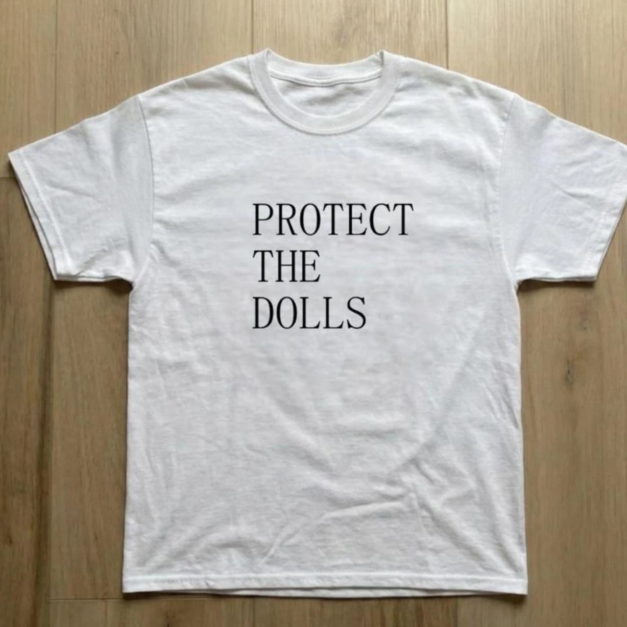 Protect The Dolls Swag Underground Graphic T-Shirt Y2k Top for Men Women 2000s Vintage Aesthetic Clothing Streetwear Tee Tops