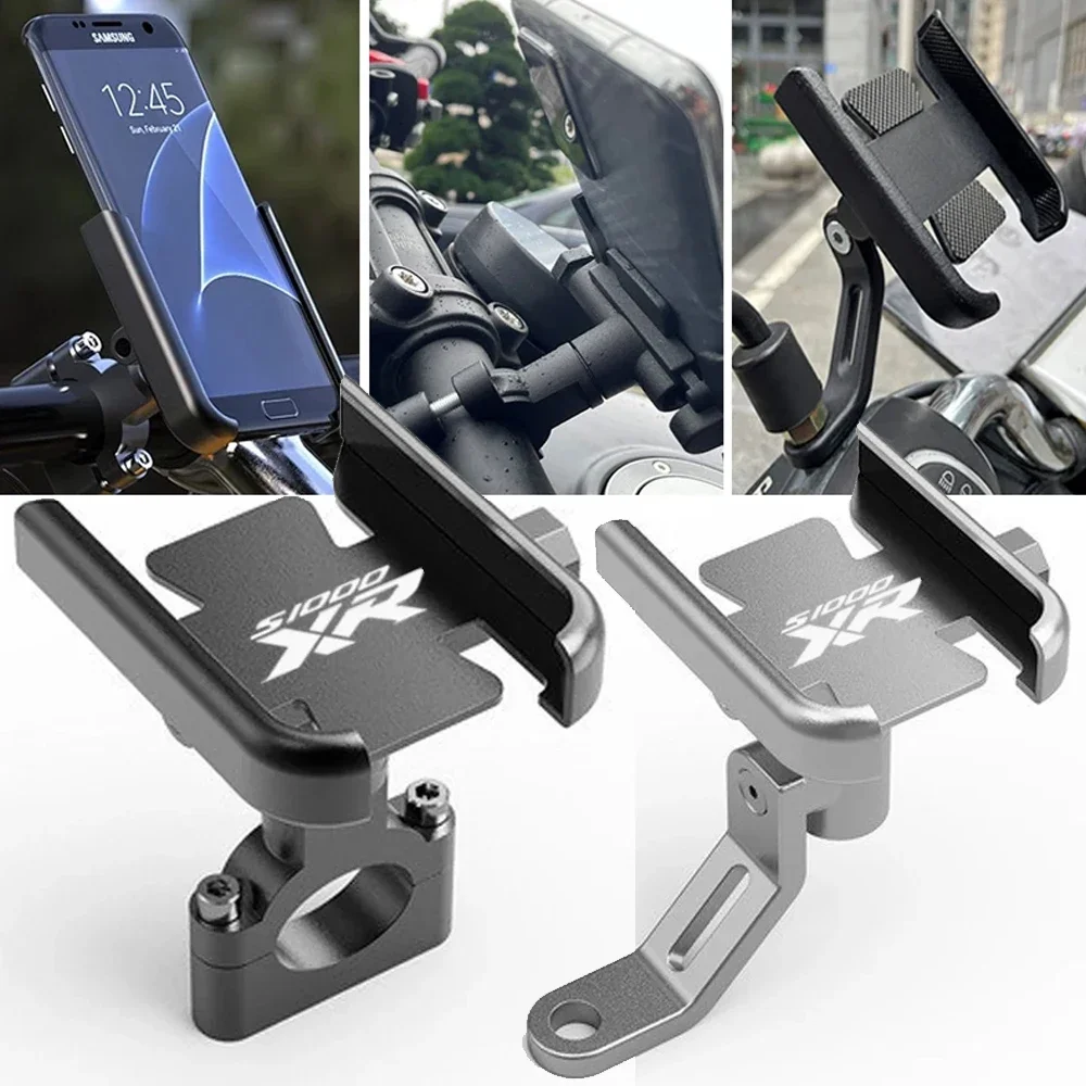 

New For BMW S1000XR S1000 XR S 1000 XR 2016 2017-2025 Motorcycle CNC Accessories Handlebar Mobile Phone Holder GPS Stand Bracket