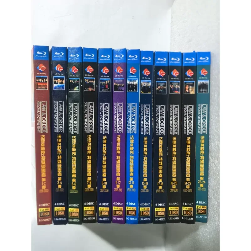 Blu-ray Disc Law and Order Special Victims Unit Complete Seasons 1 to 24 Collection
