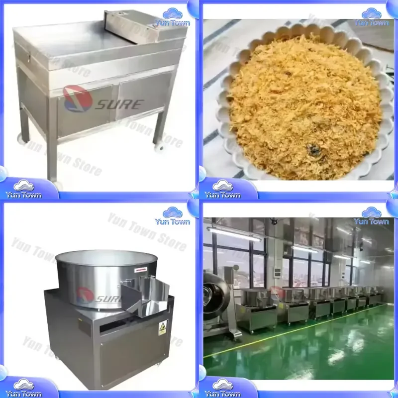 High Quality Meat Floss Fryer Machine for Sale for Commercial Kitchen Equipment Food Processing Machinery Industrial Deep