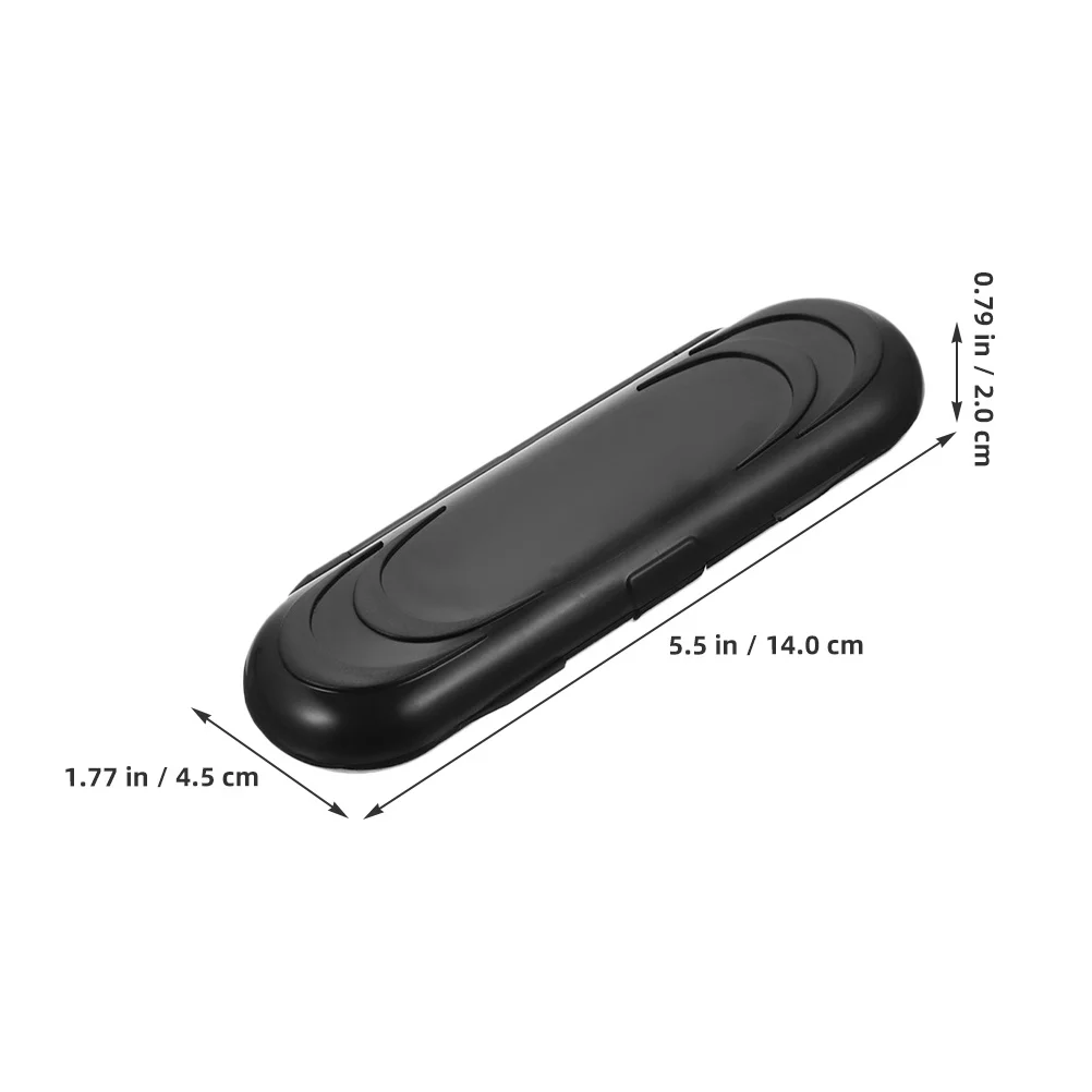 กล่องเก็บของพกพาทรงรี 2 ชิ้น ดีไซน์ทันสมัย ทนทาน ผลิตจากพลาสติก สำหรับจัดเก็บของชิ้นเล็กและอุปกรณ์เสริม กล่องใส่อุปกรณ์เครื่องเขียน