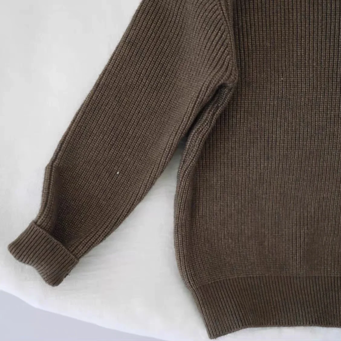 2025 herbst Kinder Pullover Rollkragen Einfarbig Jungen Stricken Pullover 1-9Y Baby Mädchen Warme Basis Pullover – Detail 11