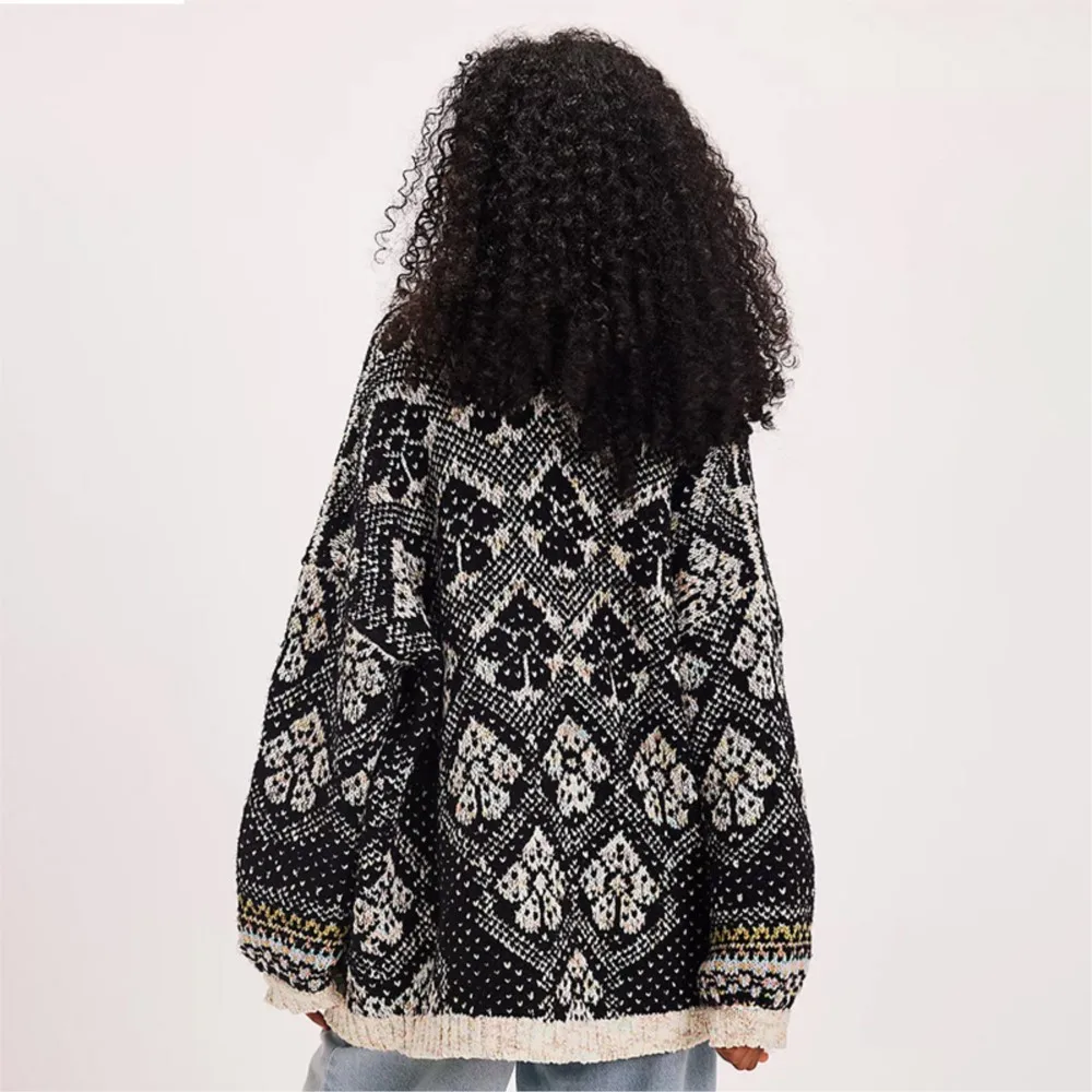 الشتاء سترة المرأة عادية التنقل واحدة الصدر الخامس الرقبة طويلة الأكمام سترة مشغولة من الصوف أعلى مريحة فضفاضة كل مباراة