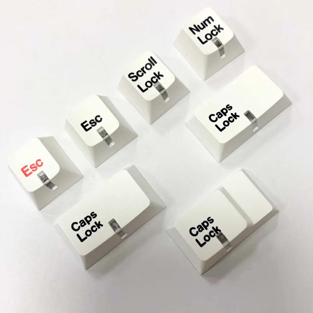 MX Cherry Profile PBT Dye-sub Mechanical Keyboard Key Cap 7 keys South RGB Transparent Lighting Trough