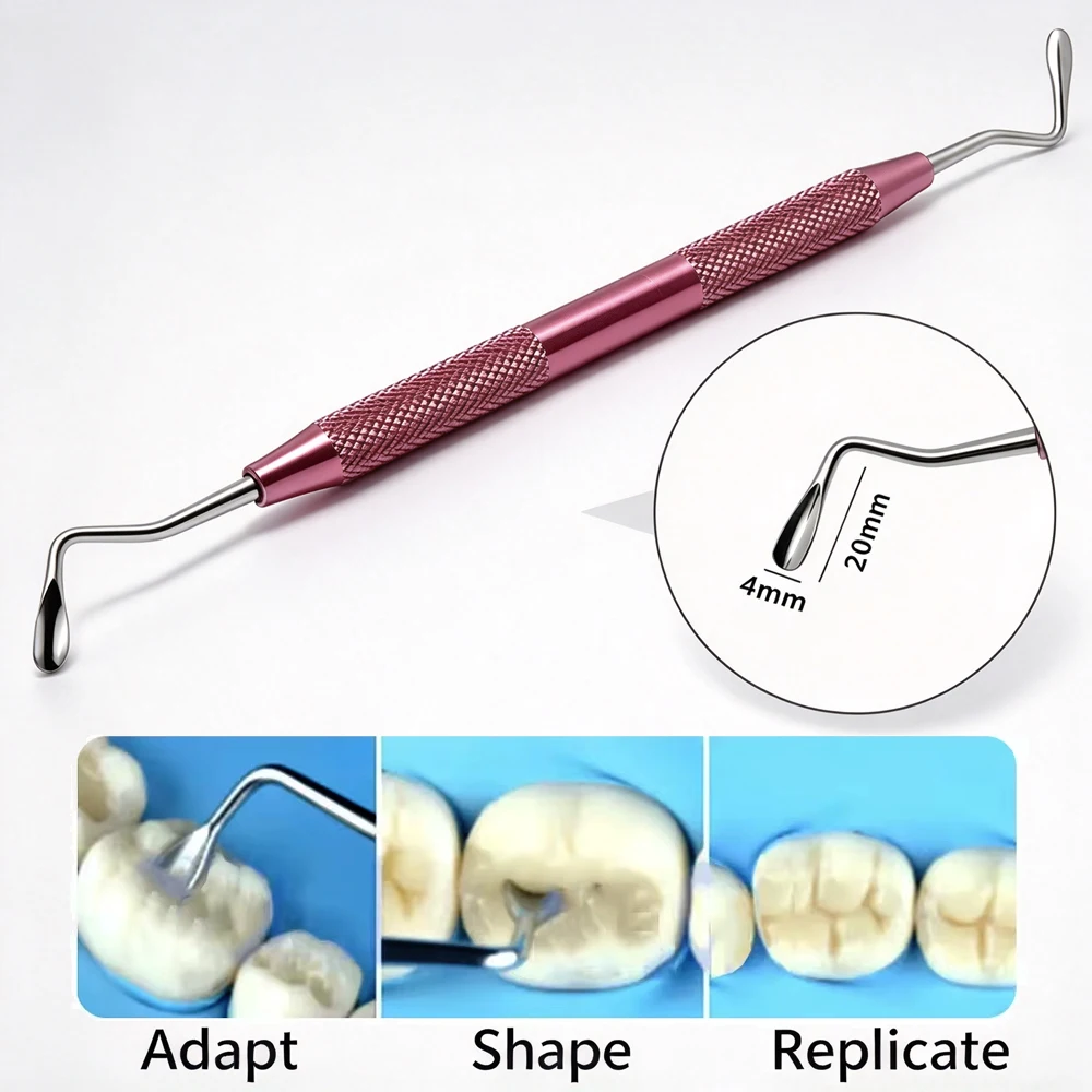 1Pcs Dental Resin Filling Spatula Dental Aesthetic Restoration Replica Posterior Teeth for Simplifying Occlusal Modeling Tools