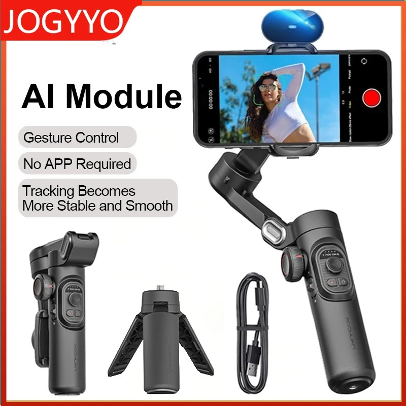 

AOCHUAN Smart XE Ai Smartphone 3 Axis Gimbal Stabilizer For iPhone and Android phone Face tracking without app Handheld Gimbal