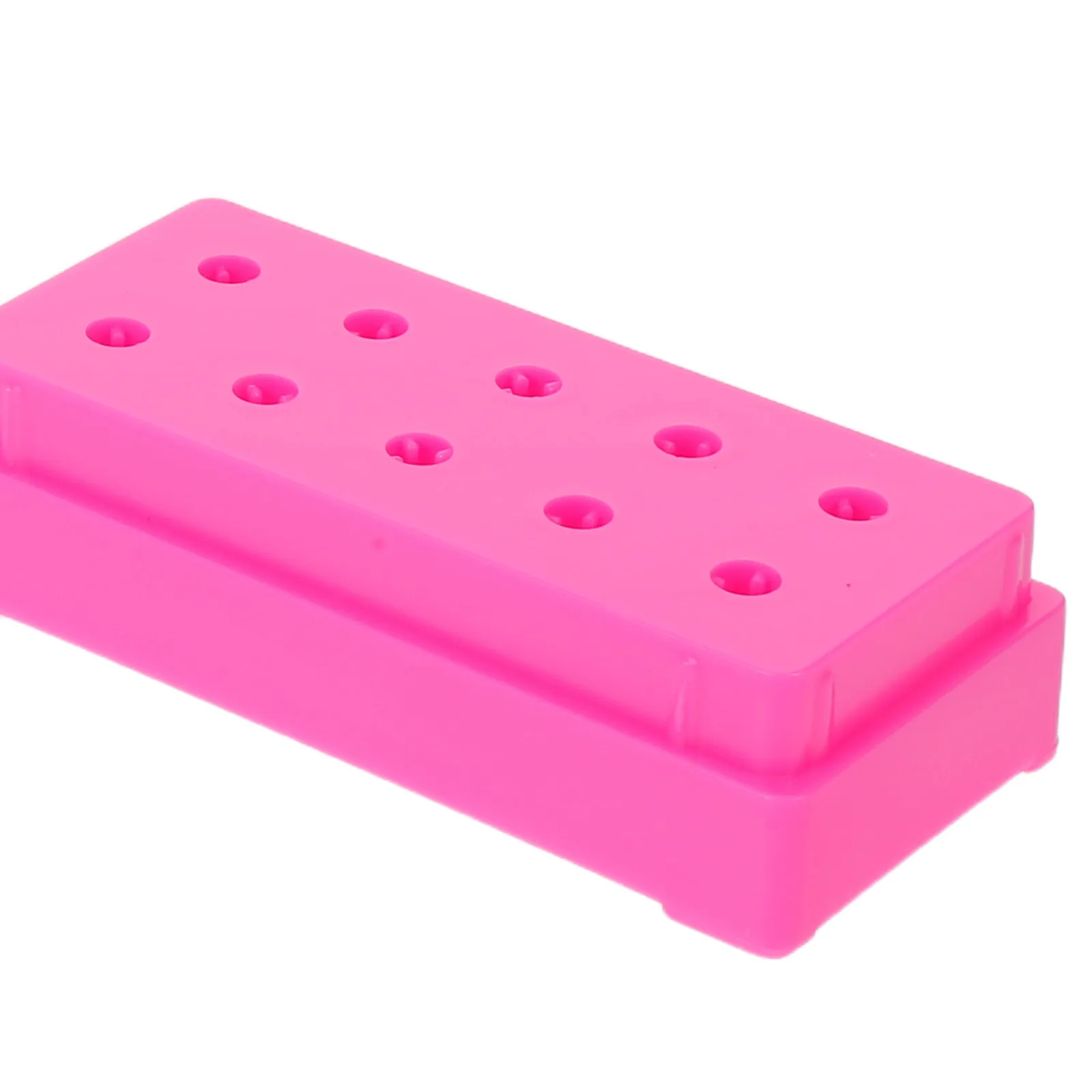 4Pcs Professional Nail Drill Bit Holder Display Stand Storage Tray for Ceramic Tungsten Steel Nail Tools Organizing Desktop