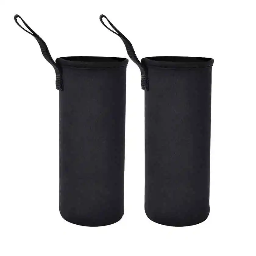 2 Pack 12 oz - 18 oz Neoprene Water Bottle Sleeve 16.9 oz Insulated Glass Drink Bottle Cover For Outdoor Hunting Cycling