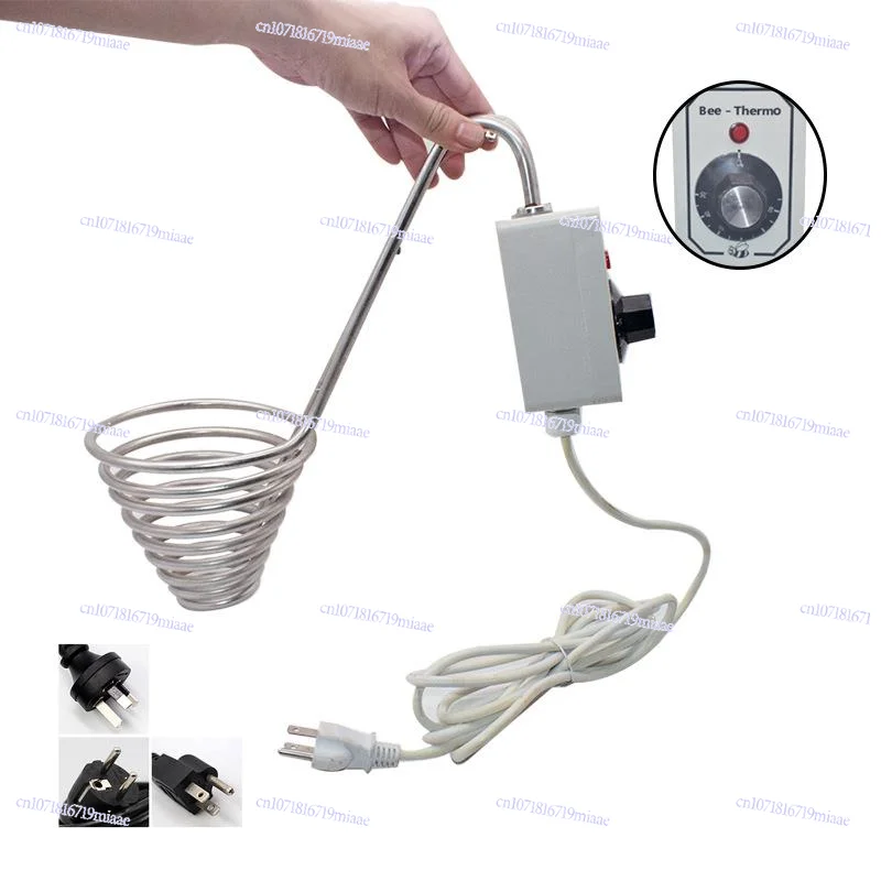 

Adjustable Heating Spiral Honey Melter Heating Ring Honey Melting Device Honey Refiner Beekeeping Equiment Tools 220V/110V 500W