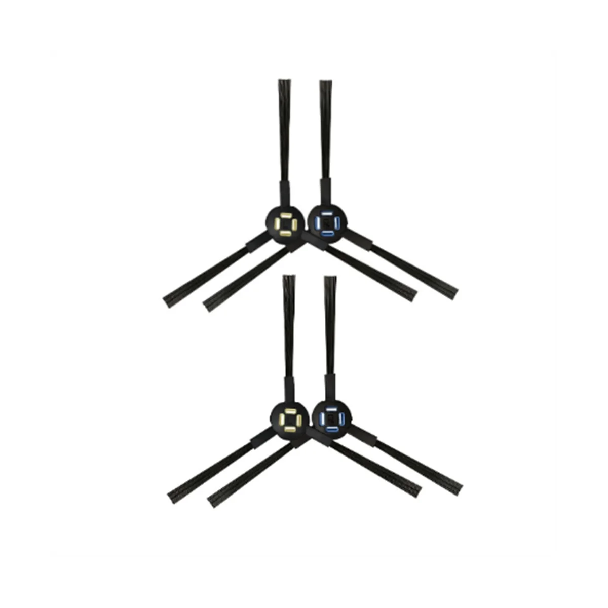 4 pezzi di ricambio per Ilife V8S X750 A7 X800 X785 V80 A9S spazzola laterale per aspirapolvere robotico