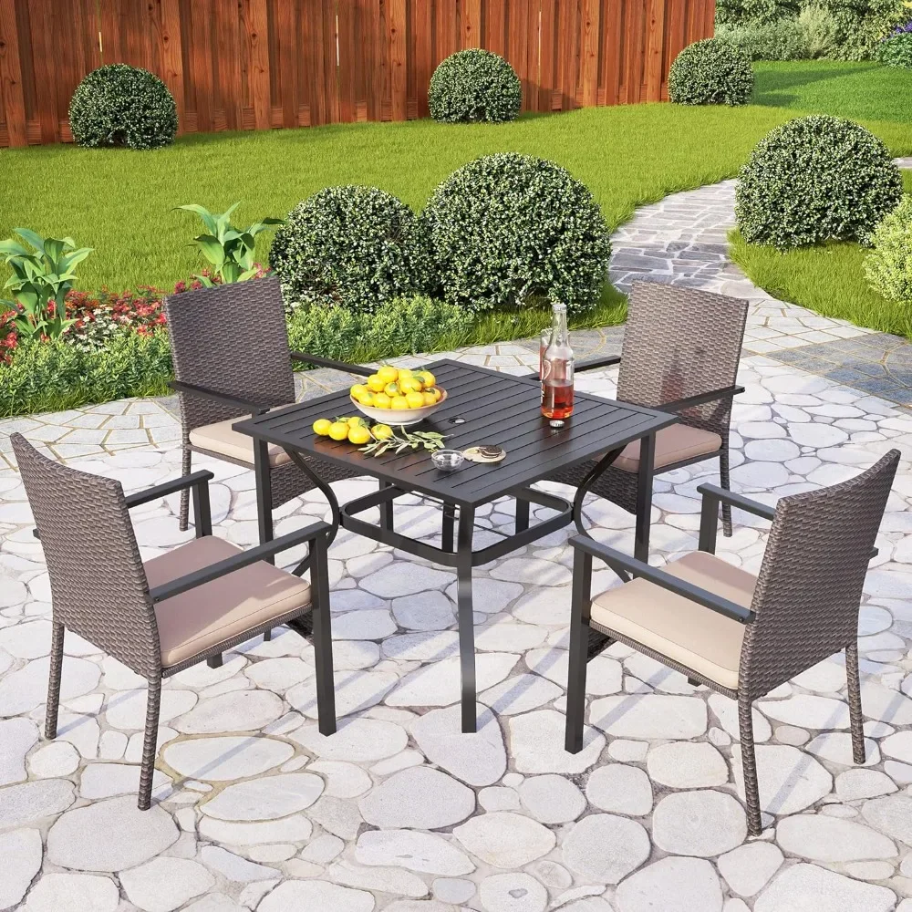 5 Piece Outdoor Dining Set for 4, 37