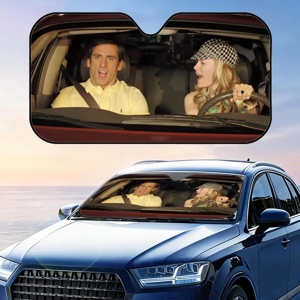 

Солнцезащитный козырек для автомобиля 40-летней серии Virgin: складной, для лобового стекла, с защитой от УФ-излучения, отражающий, теплоизоляционный, многоразовый чехол