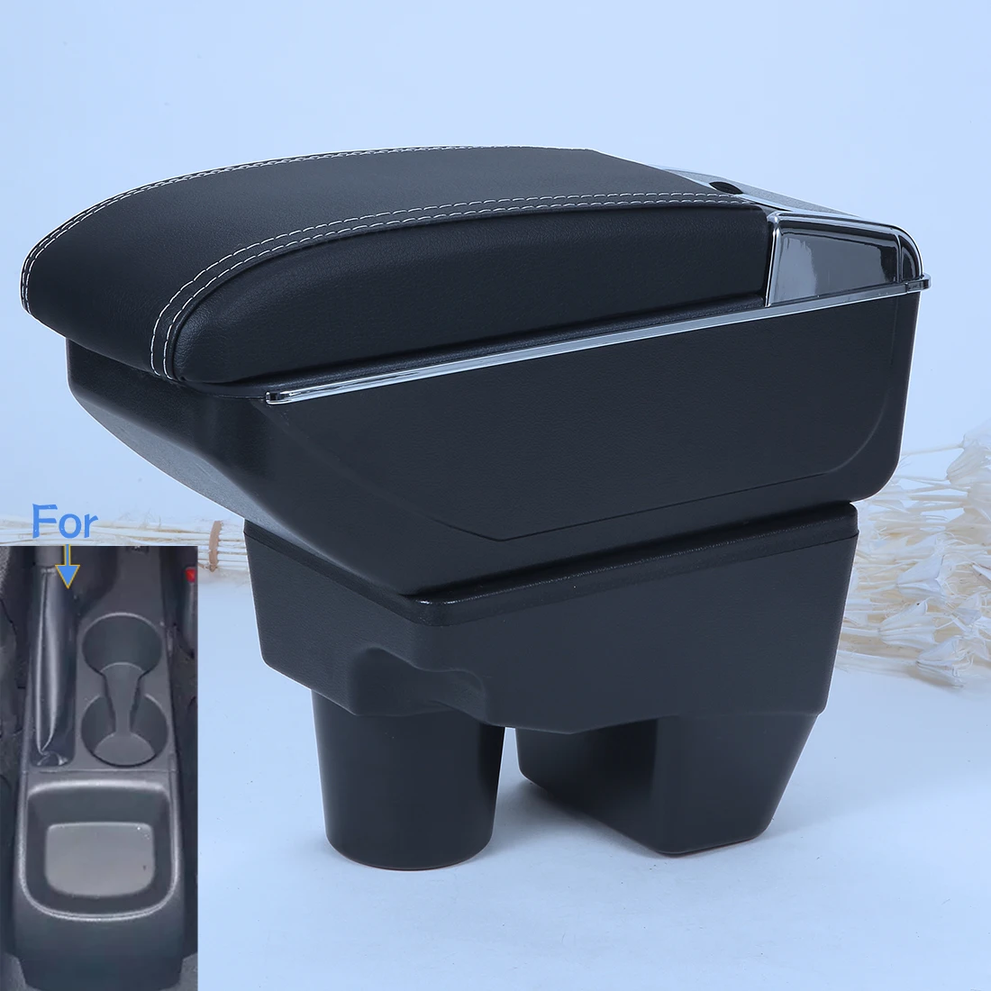 

For Toyota Yaris Armrest Box For Toyota Yaris Elegant Car Armrest Car Storage Box Retrofit parts Interior Car Accessories Arm