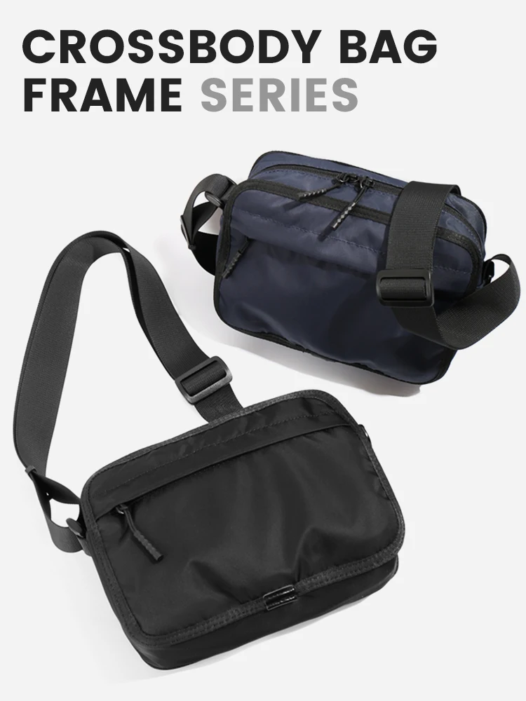 Japanese Style Casual Shoulder Bag Nylon Cloth Crossbody Bag Waterproof Unisex Mobile Phone Backpack Durable Fashion Waist Pack
