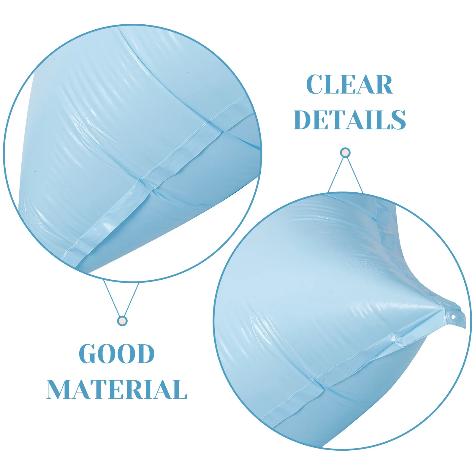 

1 set Inflatable Pool Pillow For Above Ground Pools Winter Pool Cover Air Pillow Durable Pvc Reinforced Grommets