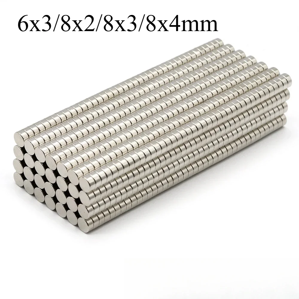 6x3/8x2/8x3/8x4mm Super Strong Neodymium Magnet N35 NdfeB Permanent Magnetic imanes Round Powerful Magnets Refrigerator Magnet