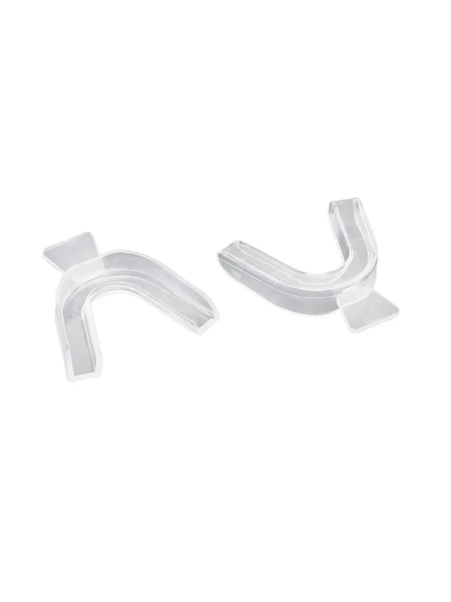 2/10 pièces garde de nuit dentaire transparente pour le meulage des dents bruxisme Protection du sommeil plateaux de bouche supérieure inférieure blanchiment