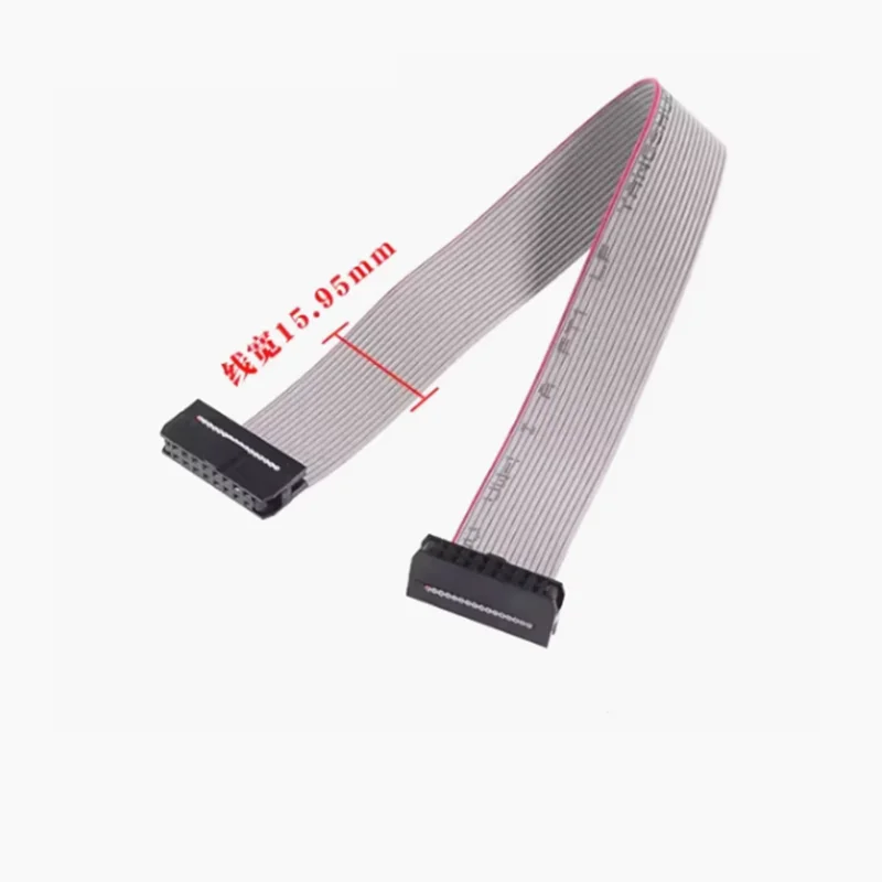 1pcs 2.0mm Pitch FC 6/8/10/12/14/16/18/20/24/26/30/34/40/44/50 Pin Gray Flat Ribbon Data Cable 10-50cm For DC3 IDC Male Header