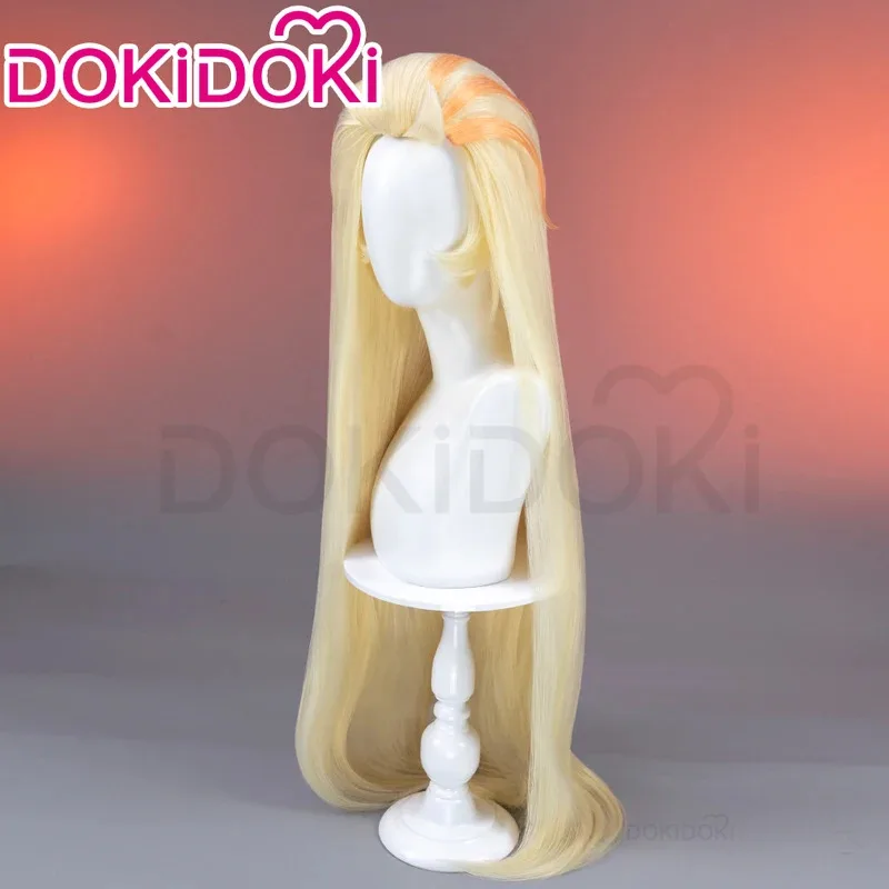 IN STOCK Vaggie Cherry Lillth Wig Anime DokiDoki 100cm Long Hair Lillth Cosplay Pre Crimped Wig Cap