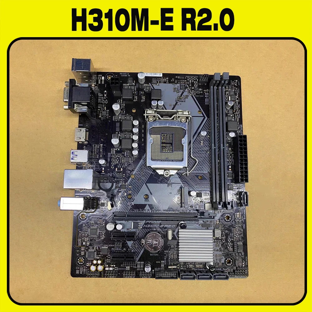 PRIME H310M-E R2.0 For A-S-U-S LGA-1151 mATX motherboard DDR4 2666MHz SATA 6Gbps USB 3.1