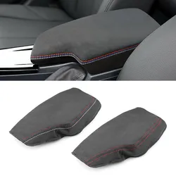 LHD / RHD For BMW 3 Series F30 2013 2014 2015 2016 2017 2018 Car Center Console Armrest Box Cover Suede Leather Trim Accessories