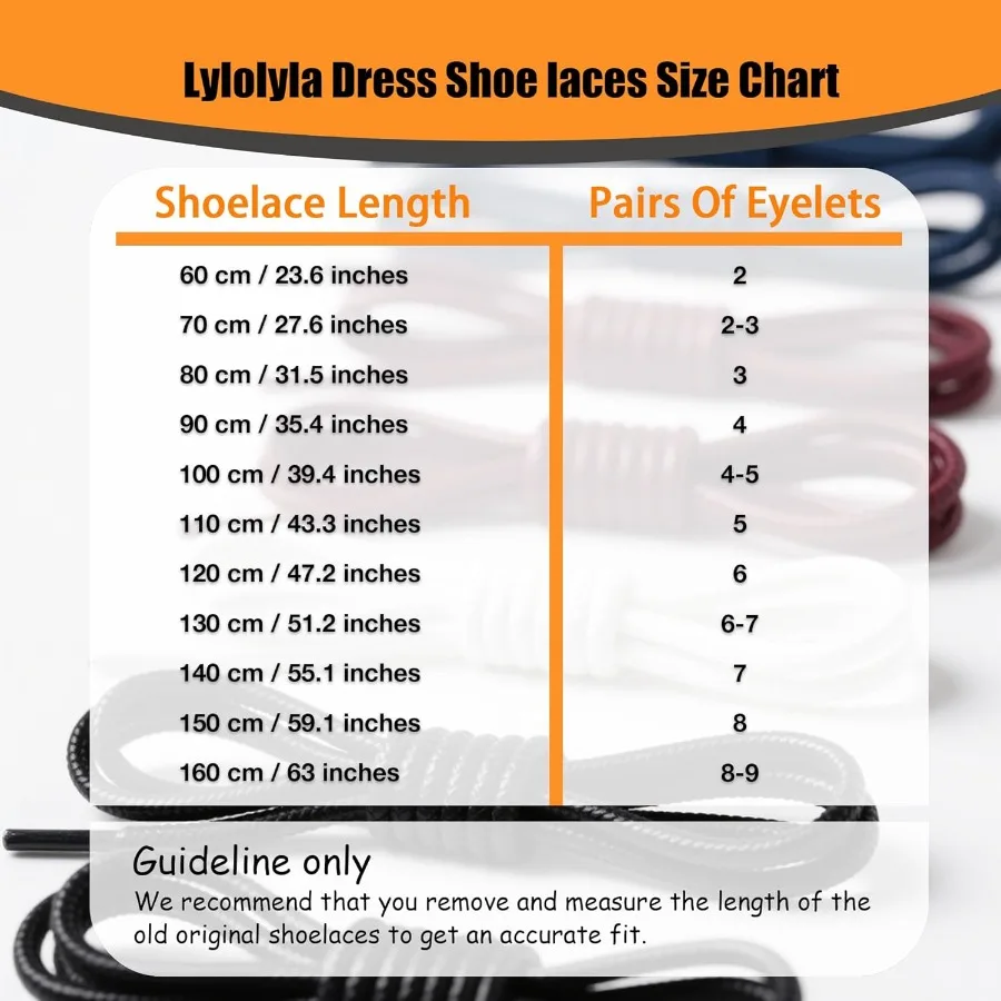 أربطة أحذية فستان 2 Ps للرجال والنساء أوتار أحذية لأكسفورد والأحذية - أربطة دائرية رفيعة مشمعة 3/32Ih #4