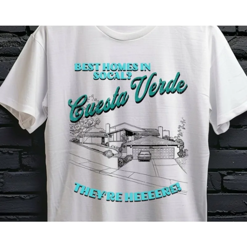 Summer New Retro, Casual and Fashionable T-shirt with The Movie Theme of 