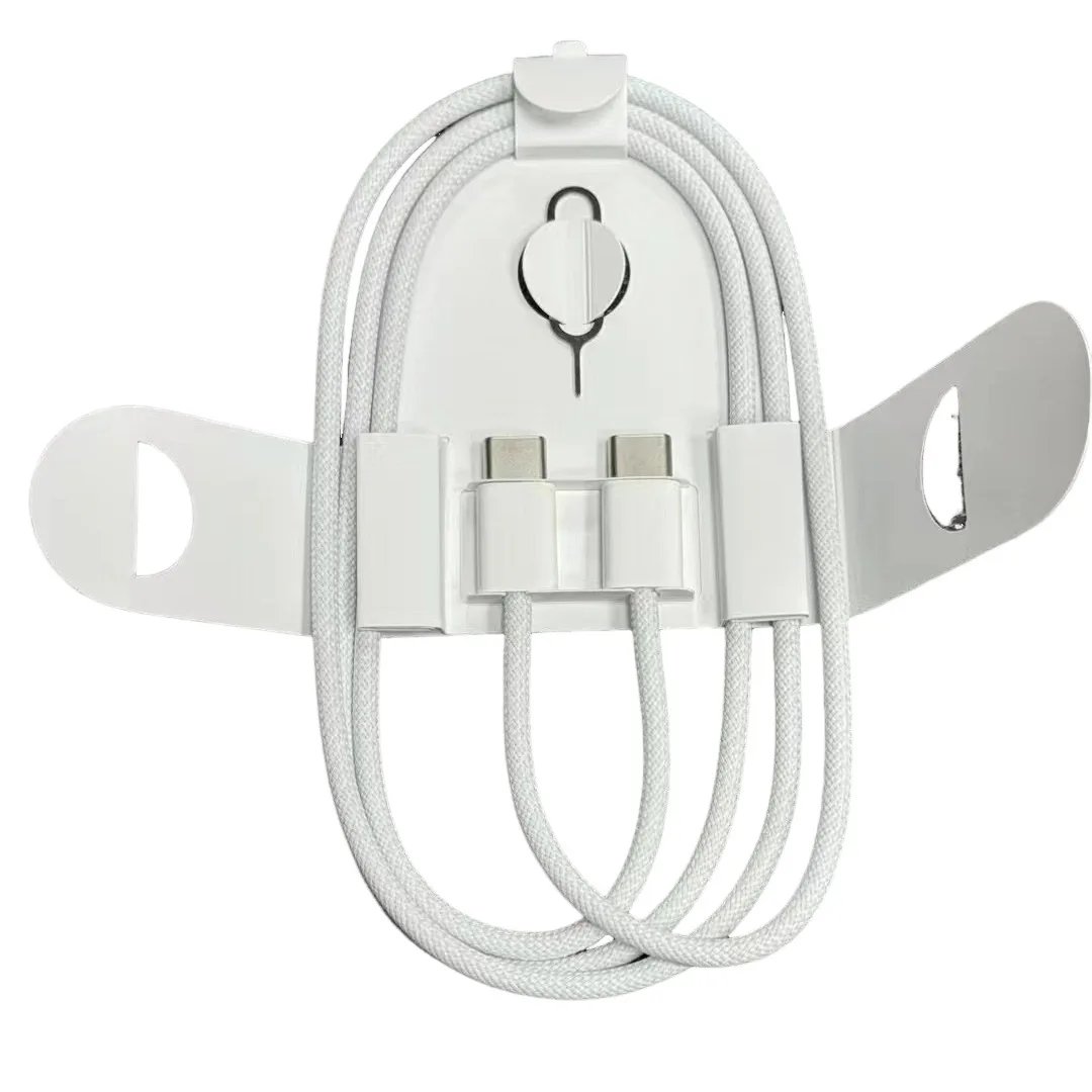 

20 шт., 1 м, 3 фута, тканевый нейлоновый кабель USB C к USB-C PD Type c, зарядное устройство для телефона I Phone 15 16 16 pro max, Samsung htc lg, Android phone