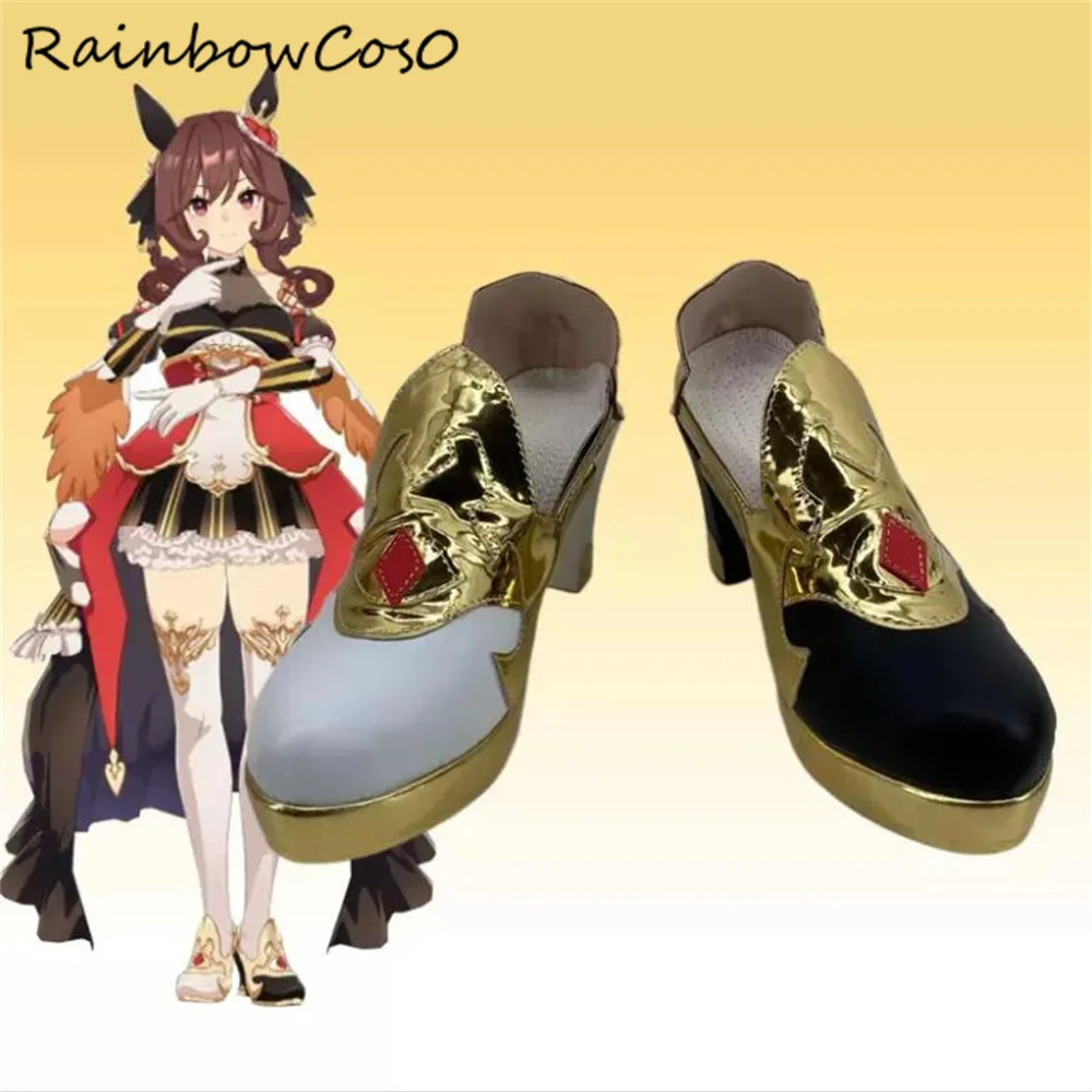 Gentildonna Umamusume Pretty Derby Cosplay Shoes Boots Game Anime Party Halloween Christmas RainbowCos0 W4120