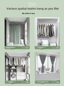 10ベストセールスカーテンロッドドリルなし-10