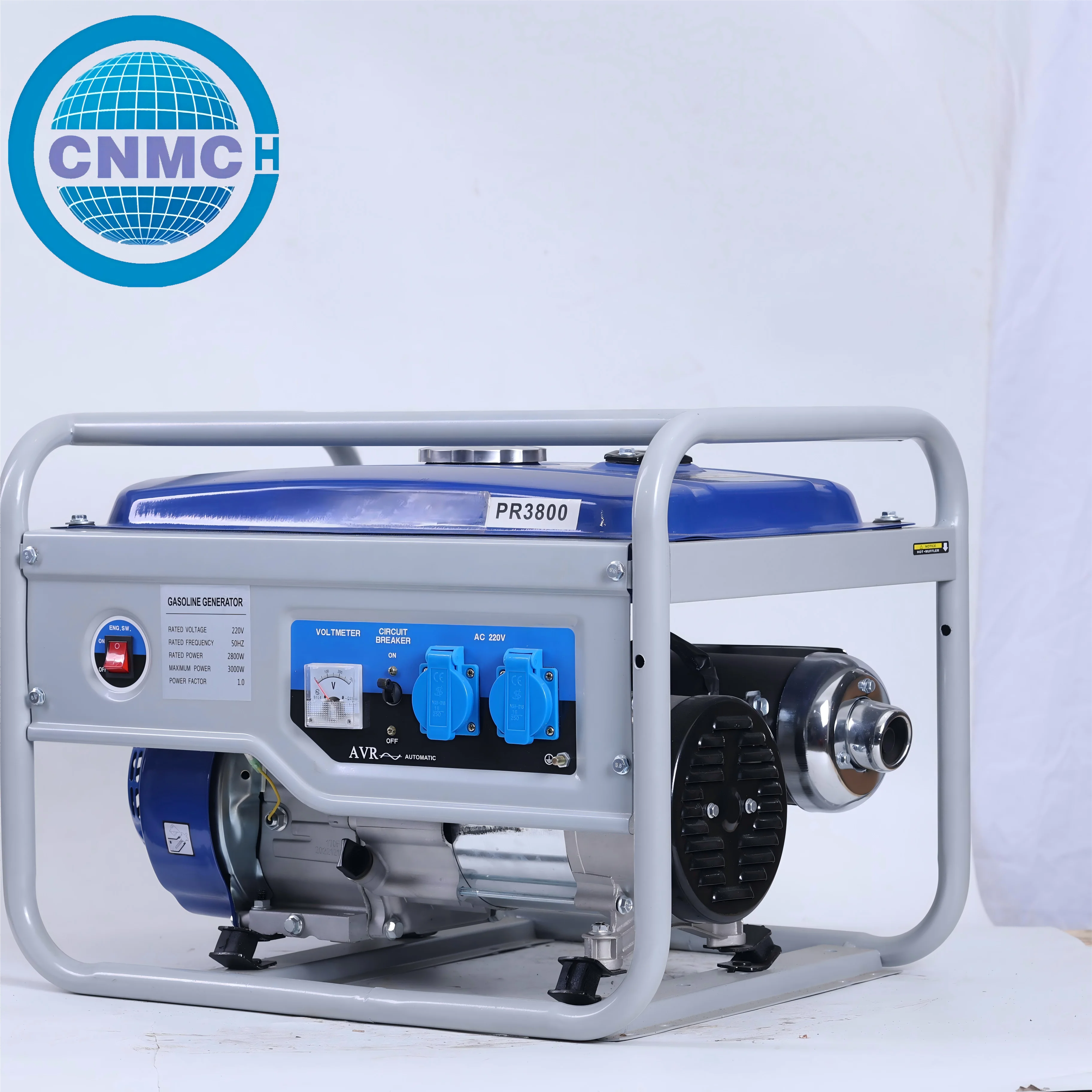 3000Watt Generator 220V 50HZ Generator 4-Stroke All-metal materialElectricstart Air-Cooled for Household Use