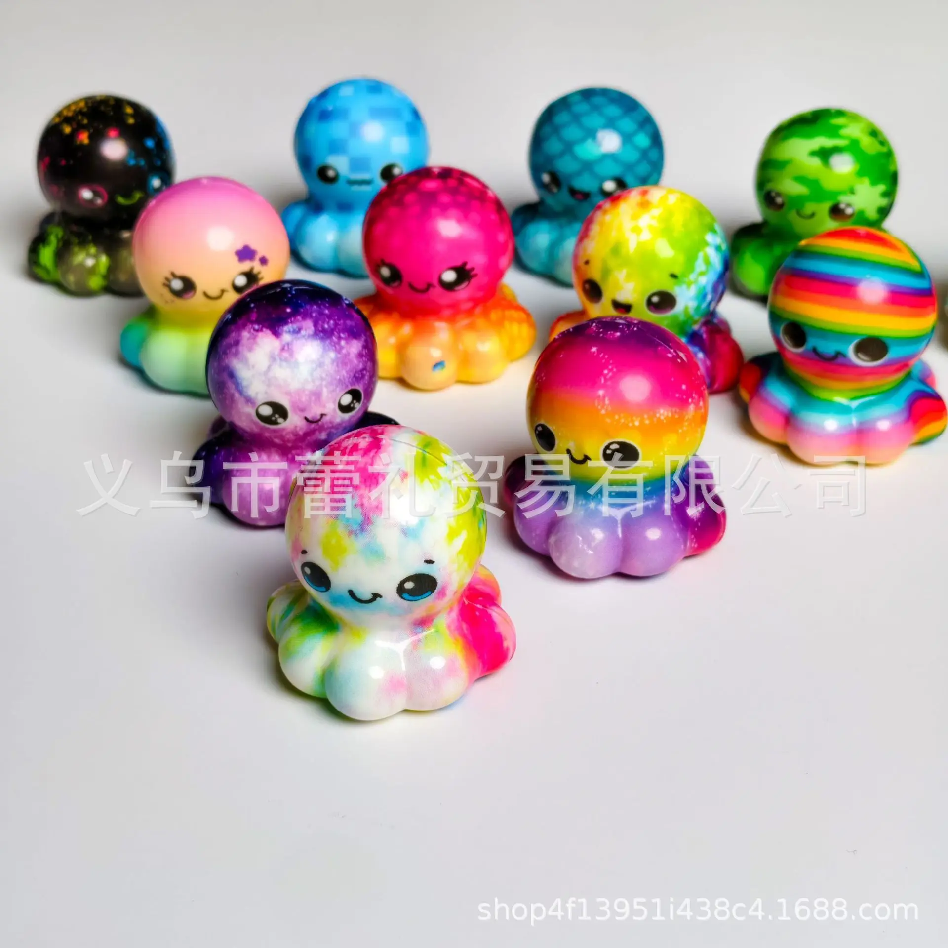 10/20 Stück Mini-Kawaii-Tintenfisch-Stressabbau-Spielzeug für Erwachsene, niedliches, langsam aufsteigendes Spielzeug, Karnevalsgeschenk, Partygeschenk – Detail 7
