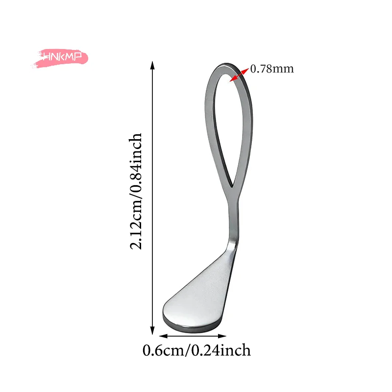 1 قطعة الحفرة السوداء القط العين المغناطيسي مسمار أداة فنية الزيتون على شكل DIY بها بنفسك صالون مانيكير الجوف القط العين تصميم أداة مساعدة #6