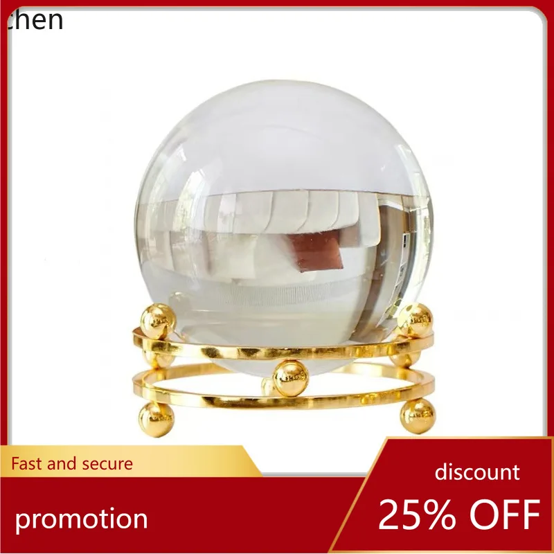

ZML Crystal Feng Shui Ball Ornament - High-end Decoration for Living Room and Office, Gift and Decorative Craft