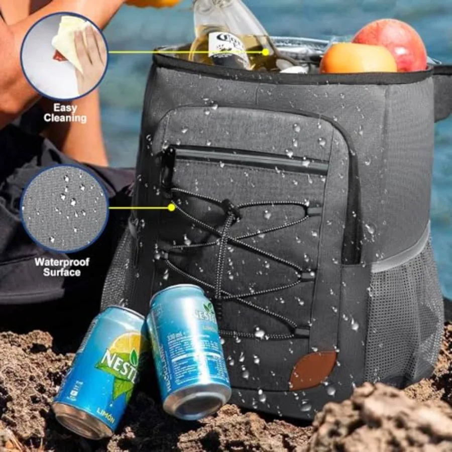 Insulated Leak Proof Cooler Backpack - usage example