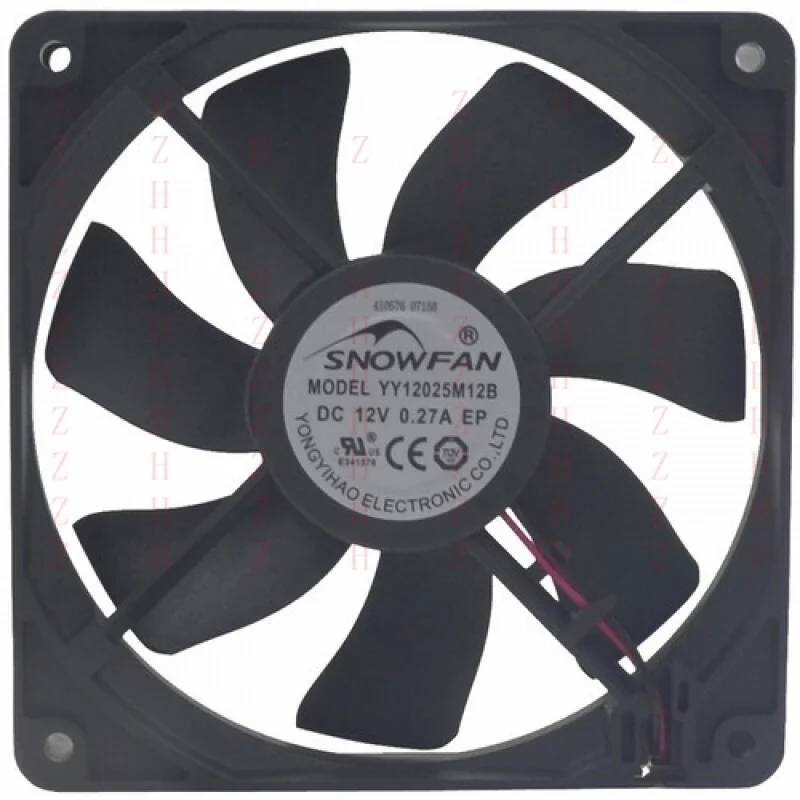 XXZ   SNOWFAN  FOR YY12025M12B 0.27A 12cm 12025 Computer Power Supply Chassis Cooling Fan