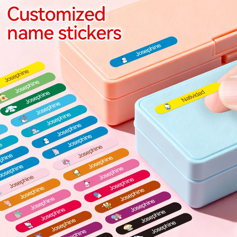 Custom Sanrio Name Stickers - Personalized Fashionable and Beautiful Durable Labels for Makeup Cases Beauty Tools Cosmetic Bags